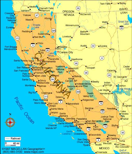 Burbank California Map